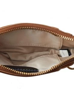 Diane Von Furstenberg Brown Nubuck Leather Wristlet Pouch For Women -Diane Von Furstenberg shop luxury women diane von furstenberg new accessories p527590 002