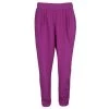 Diane Von Furstenberg Lotus Berry Pink Silk Janeta Jogger Pants M For Women