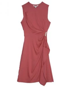 Diane Von Furstenberg 'Alba' Crepe Buckle Dress S For Women