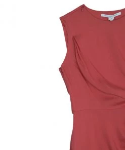 Diane Von Furstenberg 'Alba' Crepe Buckle Dress S For Women -Diane Von Furstenberg shop luxury women diane von furstenberg new clothes p12563 005