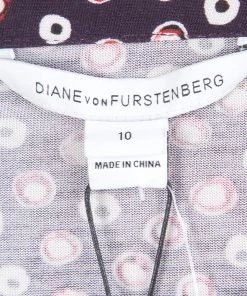 Diane Von Furstenberg Navy Blue Pirouette Dot Print Silk Jersey Cybil Wrap Dress L For Women 10 Diane Von Furstenberg Navy Blue Pirouette Dot Print Silk Jersey Cybil Wrap Dress L For Women -Diane Von Furstenberg shop luxury women diane von furstenberg new clothes p130672 0005