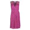 Diane Von Furstenberg Shalamar Pink Floral Printed Silk Sleeveless Bali Wrap Dress M For Women