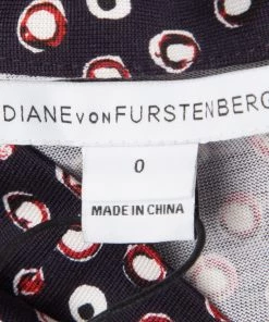 Diane Von Furstenberg Navy Blue Pirouette Dot Print Silk Jersey Cybil Wrap Dress XS For Women 13 Diane Von Furstenberg Navy Blue Pirouette Dot Print Silk Jersey Cybil Wrap Dress XS For Women -Diane Von Furstenberg shop luxury women diane von furstenberg new clothes p131750 007