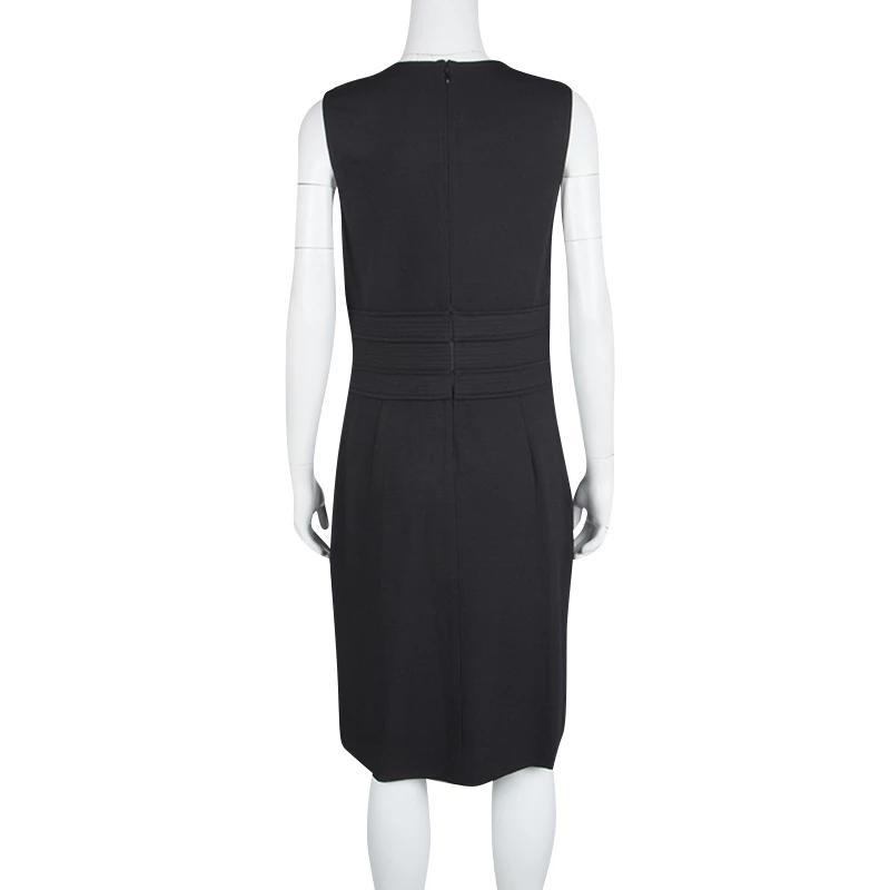 Diane Von Furstenberg Black Jersey Evita Sleeveless Shift Dress S For Women 3 Diane Von Furstenberg Black Jersey Evita Sleeveless Shift Dress S For Women - Image 3