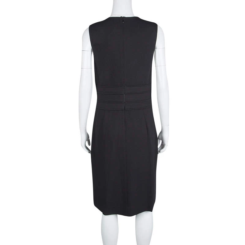 Diane Von Furstenberg Black Jersey Evita Sleeveless Shift Dress M For Women 3 Diane Von Furstenberg Black Jersey Evita Sleeveless Shift Dress M For Women - Image 3