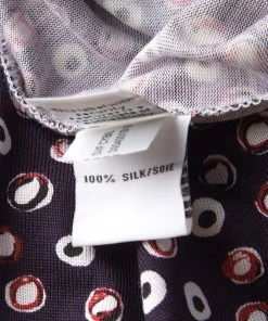 Diane Von Furstenberg Navy Blue Pirouette Dot Print Silk Jersey Cybil Wrap Dress M For Women -Diane Von Furstenberg shop luxury women diane von furstenberg new clothes p134685 0007