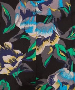 Diane Von Furstenberg Black Floral Printed Benton High Waist Skinny Pants L For Women 9 Diane Von Furstenberg Black Floral Printed Benton High Waist Skinny Pants L For Women -Diane Von Furstenberg shop luxury women diane von furstenberg new clothes p147331 0004