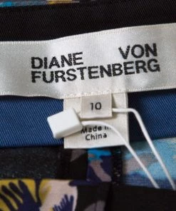 Diane Von Furstenberg Black Floral Printed Benton High Waist Skinny Pants L For Women 10 Diane Von Furstenberg Black Floral Printed Benton High Waist Skinny Pants L For Women -Diane Von Furstenberg shop luxury women diane von furstenberg new clothes p147331 0005