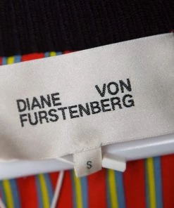 Diane Von Furstenberg Navy Blue Satin Alexander Bomber Jacket S For Women -Diane Von Furstenberg shop luxury women diane von furstenberg new clothes p149514 0005