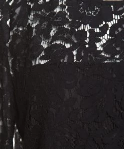 Diane Von Furstenberg Black Scalloped Lace Yeva Crop Top L For Women 10 Diane Von Furstenberg Black Scalloped Lace Yeva Crop Top L For Women -Diane Von Furstenberg shop luxury women diane von furstenberg new clothes p163561 004