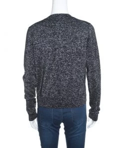 Diane Von Furstenberg Metallic Black Adelyn Cardigan M For Women -Diane Von Furstenberg shop luxury women diane von furstenberg new clothes p163656 001