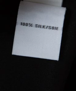 Diane Von Furstenberg Black Silk Georgette Utilitarian Blaine Belted Coat L For Women -Diane Von Furstenberg shop luxury women diane von furstenberg new clothes p165006 008