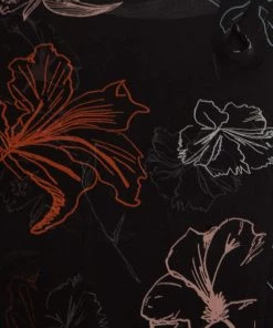 Diane Von Furstenberg Black Fenelon Print Silk Wrap Top L For Women -Diane Von Furstenberg shop luxury women diane von furstenberg new clothes p179531 004