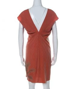 Diane Von Furstenberg Coral Embellished Silk Cordie Dress M For Women -Diane Von Furstenberg shop luxury women diane von furstenberg new clothes p234557 002