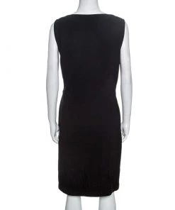 Diane Von Furstenberg Black Embellished Crepe Bella Dress L For Women 8 Diane Von Furstenberg Black Embellished Crepe Bella Dress L For Women -Diane Von Furstenberg shop luxury women diane von furstenberg new clothes p258117 001