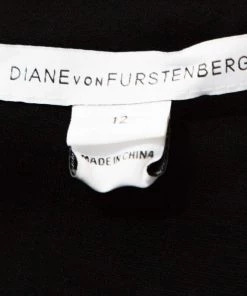 Diane Von Furstenberg Black & Gold Lace Zarita Shift Dress L For Women 10 Diane Von Furstenberg Black & Gold Lace Zarita Shift Dress L For Women -Diane Von Furstenberg shop luxury women diane von furstenberg new clothes p263515 003