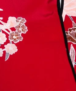 Diane Von Furstenberg Red Silk Paneled Bias Floor Length Dress XS For Women -Diane Von Furstenberg shop luxury women diane von furstenberg new clothes p297795 005