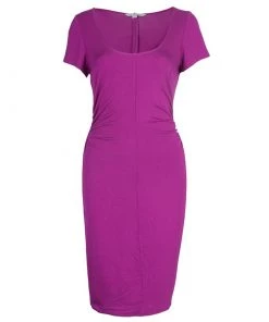 Diane Von Furstenberg Orchid Bloom Bally Dress M For Women