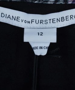 Diane Von Furstenberg Pink Fleurette Chiffon Dress L For Women -Diane Von Furstenberg shop luxury women diane von furstenberg new clothes p361 008