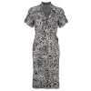 Diane Von Furstenberg Anoush Brown Printed Wrap Dress M For Women
