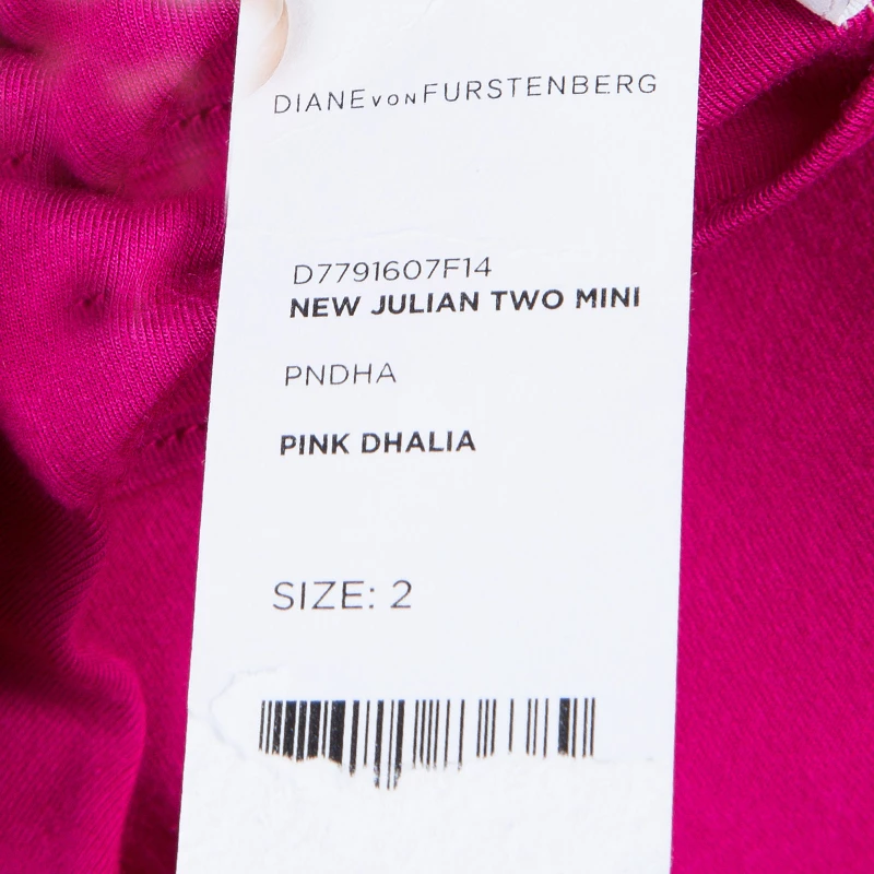 Diane Von Furstenberg New Julian Two Mini Pink Dahlia Wrap Dress S For Women 11 Diane Von Furstenberg New Julian Two Mini Pink Dahlia Wrap Dress S For Women - Image 11