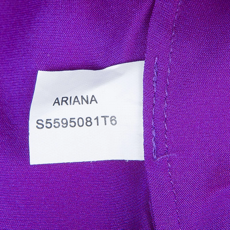 Diane Von Furstenberg Purple Silk Wraparound Long Sleeve Ariana Blouse L For Women 11 Diane Von Furstenberg Purple Silk Wraparound Long Sleeve Ariana Blouse L For Women - Image 11
