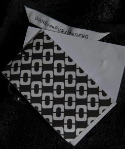 Diane Von Furstenberg Black Crepe & Lace Drop Waist Lavana Dress M For Women -Diane Von Furstenberg shop luxury women diane von furstenberg new clothes p590385 006