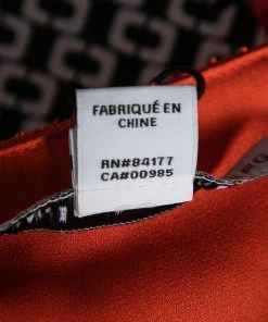 Diane Von Furstenberg Orange Lace Flounce Tiana Sleeveless Dress M For Women -Diane Von Furstenberg shop luxury women diane von furstenberg new clothes p603031 005