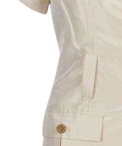 Diane Von Furstenberg Beige Safaya Utility Dress M For Women -Diane Von Furstenberg shop luxury women diane von furstenberg new clothes p743 005