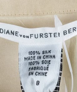 Diane Von Furstenberg Beige Safaya Utility Dress M For Women -Diane Von Furstenberg shop luxury women diane von furstenberg new clothes p743 009