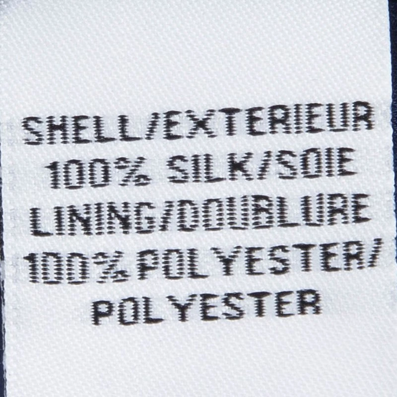 Diane Von Furstenberg Navy Blue Printed Parry Chiffon Long Sleeve Dress M For Women 6 Diane Von Furstenberg Navy Blue Printed Parry Chiffon Long Sleeve Dress M For Women - Image 6