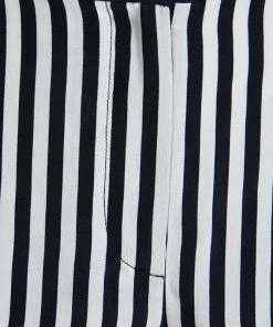 Diane Von Furstenberg Navy Blue And White January Striped Silk Tiffany Print Shorts M For Women -Diane Von Furstenberg shop luxury women diane von furstenberg new clothes p94255 004