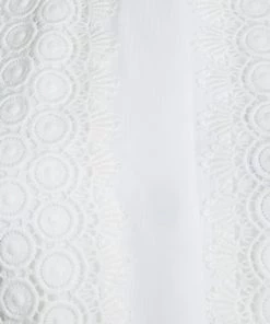 Diane Von Furstenberg White Waldorf Cosmic Lace Cocktail Coat XS For Women -Diane Von Furstenberg shop luxury women diane von furstenberg new clothes p94263 004