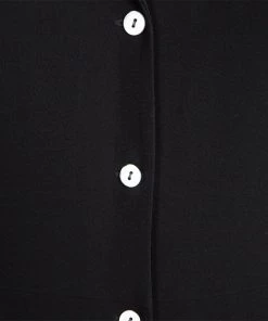 Diane Von Furstenberg Black Sheer Long Sleeve Belted Cathy Jumpsuit Two S For Women -Diane Von Furstenberg shop luxury women diane von furstenberg new clothes p98545 004