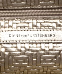 Diane Von Furstenberg Metallic Gold Quilted Leather Ready To Go Tote For Women -Diane Von Furstenberg shop luxury women diane von furstenberg new handbags p131985 009