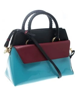 Diane Von Furstenberg Multicolor Leather Small Front Flap Satchel For Women -Diane Von Furstenberg shop luxury women diane von furstenberg new handbags p159324 0003
