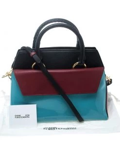 Diane Von Furstenberg Multicolor Leather Small Front Flap Satchel For Women -Diane Von Furstenberg shop luxury women diane von furstenberg new handbags p159324 0009