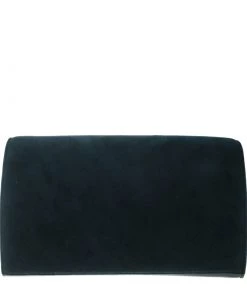 Diane Von Furstenberg Navy Blue/Black Suede And Patent Leather Uptown Clutch For Women -Diane Von Furstenberg shop luxury women diane von furstenberg new handbags p168851 007