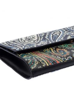 Diane Von Furstenberg Multicolor Paisley Print Leather Flap Clutch For Women 28 Diane Von Furstenberg Multicolor Paisley Print Leather Flap Clutch For Women -Diane Von Furstenberg shop luxury women diane von furstenberg new handbags p362560 012