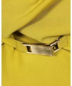 Diane Von Furstenberg Yellow Danil Silk Dress S For Women -Diane Von Furstenberg shop luxury women diane von furstenberg used clothes p100541 003