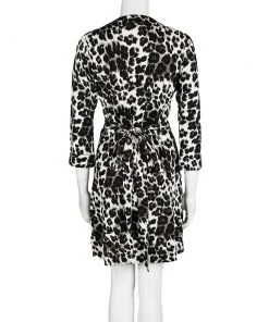 Diane Von Furstenberg Snow Leopard Print New Julian Two Mini Wrap Dress M For Women 9 Diane Von Furstenberg Snow Leopard Print New Julian Two Mini Wrap Dress M For Women -Diane Von Furstenberg shop luxury women diane von furstenberg used clothes p102554 003