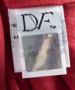 Diane Von Furstenberg Red Lace Long Sleeve Colleen Dress XS For Women -Diane Von Furstenberg shop luxury women diane von furstenberg used clothes p103073 0006