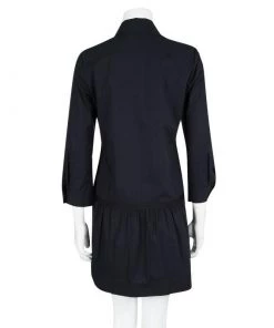 Diane Von Furstenberg Amy Lu Black Sequin Pintuck Detail Long Sleeve Dress M For Women -Diane Von Furstenberg shop luxury women diane von furstenberg used clothes p103698 0003