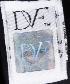 Diane Von Furstenberg Black Scalloped Lace Long Sleeve Bria Blouse S For Women -Diane Von Furstenberg shop luxury women diane von furstenberg used clothes p109730 006