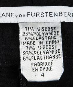 Diane Von Furstenberg Black Knit Elasticized Waist Stephanie Leggings S For Women -Diane Von Furstenberg shop luxury women diane von furstenberg used clothes p113251 0006