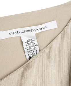 Diane Von Furstenberg Beige Crinkled Silk Tiered Long Sleeve Tiari Dress S For Women 9 Diane Von Furstenberg Beige Crinkled Silk Tiered Long Sleeve Tiari Dress S For Women -Diane Von Furstenberg shop luxury women diane von furstenberg used clothes p113586 005