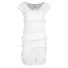 Diane Von Furstenberg White Crochet Lace Ruffle Detail Arcelia Dress S For Women