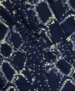 Diane Von Furstenberg Navy Blue Grid Print Sigourney Wrap Dress M For Women -Diane Von Furstenberg shop luxury women diane von furstenberg used clothes p115508 004