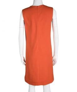 Diane Von Furstenberg Orange Jersey Kadijah Sleeveless Dress L For Women -Diane Von Furstenberg shop luxury women diane von furstenberg used clothes p115578 0003