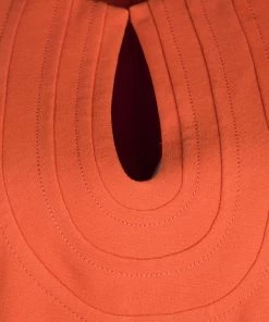 Diane Von Furstenberg Orange Jersey Kadijah Sleeveless Dress L For Women -Diane Von Furstenberg shop luxury women diane von furstenberg used clothes p115578 0004